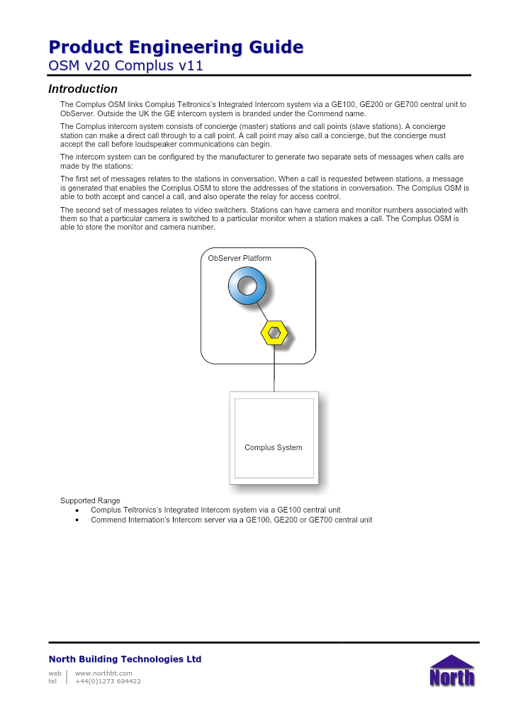 Preview thumbnail of page 1 of the Complus Engineering Guide PDF document.